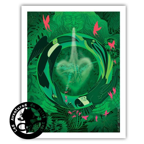 Ex-libris - Tirage d'art : Pachamama