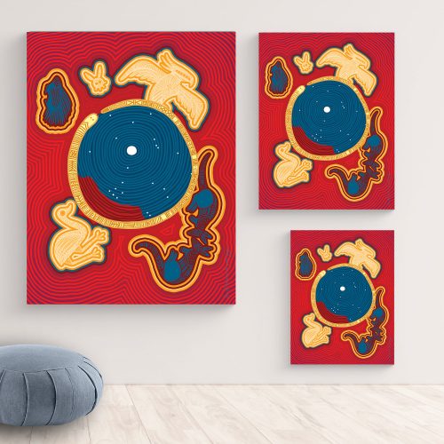 Toile collector Tome 2 - La terre aborigène