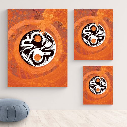 Toile collector Tome 3 - Le mouvement du dragon